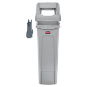 Rubbermaid 2007913 Slim Jim® Recycling Station Build Your Own Kit 23 Gallon Includes (1) 12"W X 21-1/2"D X 34-1/4"H Slim Jim® Container