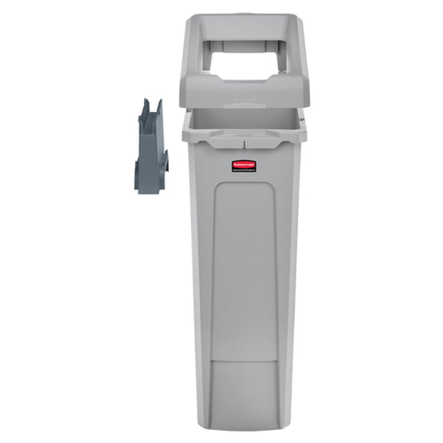 Rubbermaid 2007913 Slim Jim® Recycling Station Build Your Own Kit 23 Gallon Includes (1) 12"W X 21-1/2"D X 34-1/4"H Slim Jim® Container