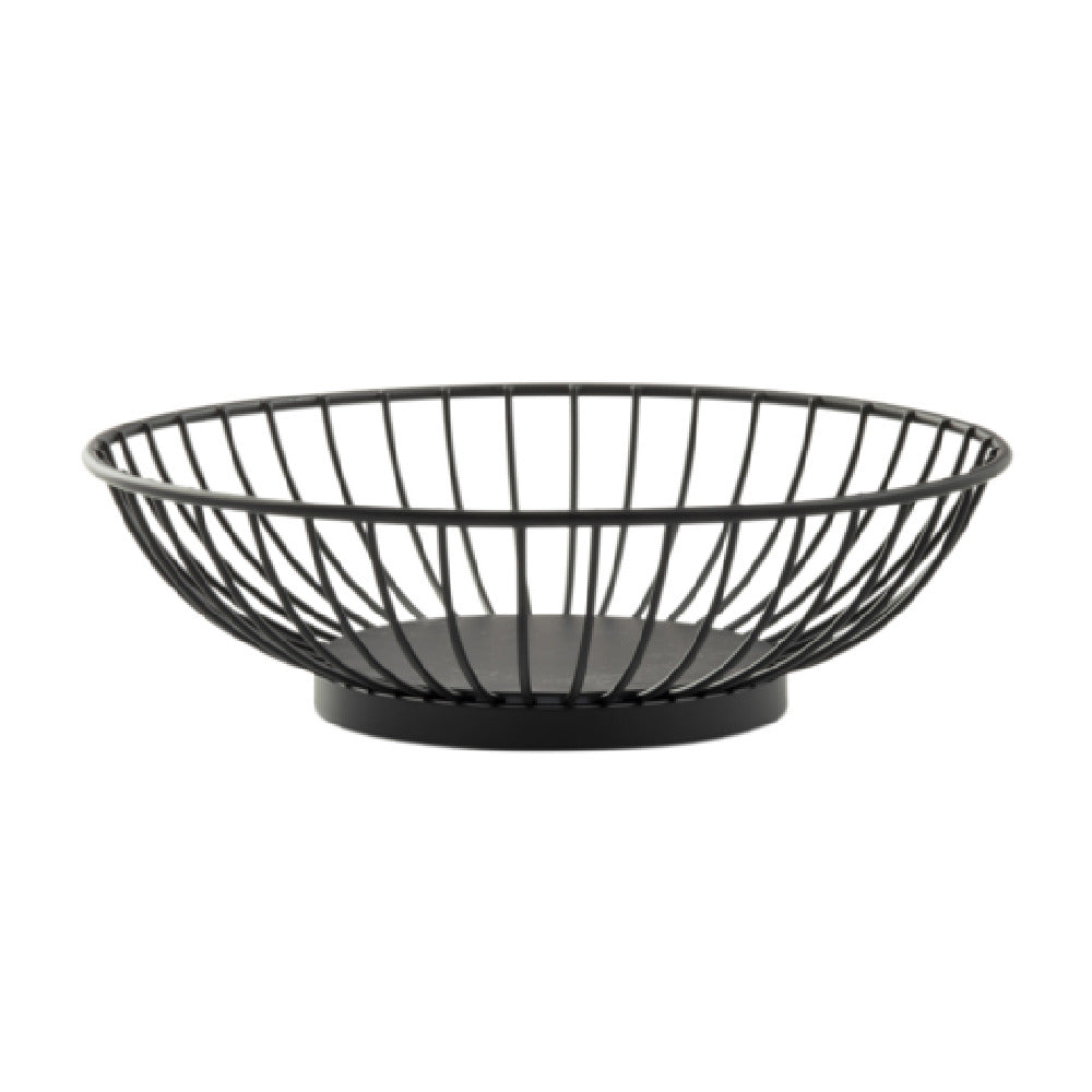 TableCraft Products 10821 - Parisian Collection Wire Basket, 8" Dia. X 2-3/8"H, Round
