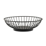 TableCraft Products 10821 - Parisian Collection Wire Basket, 8" Dia. X 2-3/8"H, Round