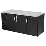 Beverage Air BB72HC-F-PT-B - Refrigerated Open Food Rated Back Bar Pass-Thru Storage Cabinet