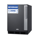 Summit FF6BK7BZLHD All-refrigerator 24" Wide 5.5 Cu.ft