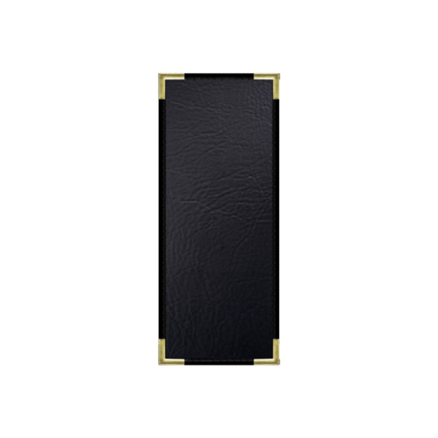 Risch SEV-1V 4.25X11 Seville Hardback Antibacterial/antimicrobial Faux-leather Menu Cover (specify Color)