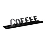 Service Ideas 1C-ST-COFFEE-SIGN-BX Service Ideas Laser Cut ID/Table Sign 18/8 Stainless