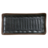 Steelite 7199TM010 Rectangle Plate 10.25" X 4.875" X 0.75" Greystone