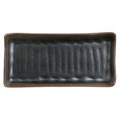 Steelite 7199TM010 Rectangle Plate 10.25" X 4.875" X 0.75" Greystone