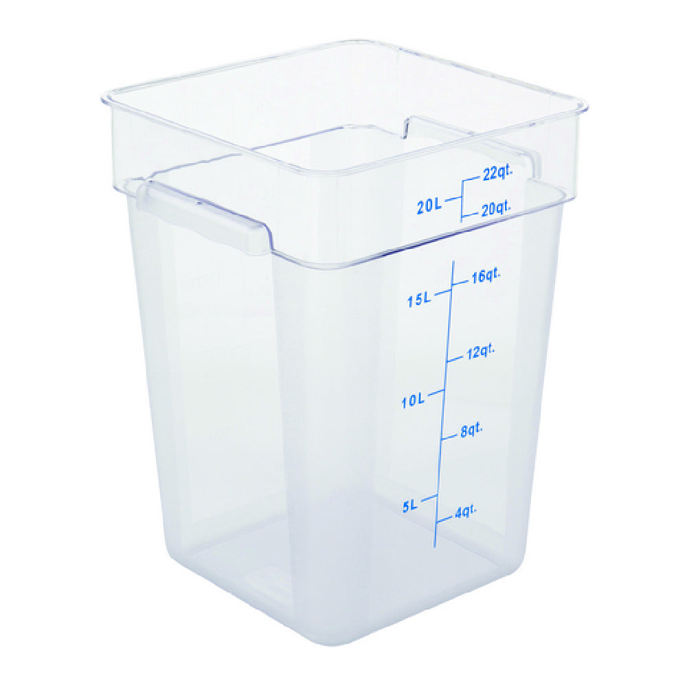 Hubert 72849 - Hubert® Food Storage Container, 11-13/100"L X 11-13/100"W X 15-18/25"H