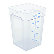 Hubert 72849 - Hubert® Food Storage Container, 11-13/100"L X 11-13/100"W X 15-18/25"H