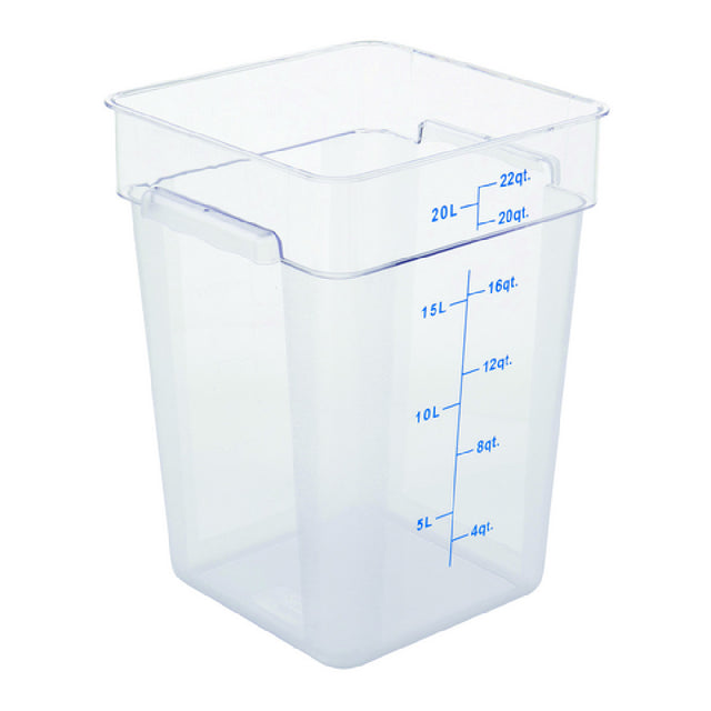 Hubert 72849 - Hubert® Food Storage Container, 11-13/100"L X 11-13/100"W X 15-18/25"H