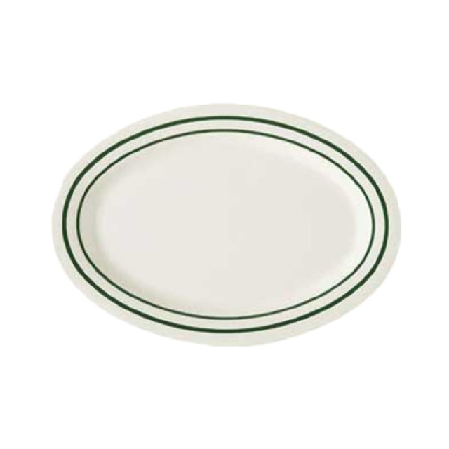 GET Enterprises OP-950-EM Emerald™ Platter 9-3/4"L X 7-1/4"W Oval