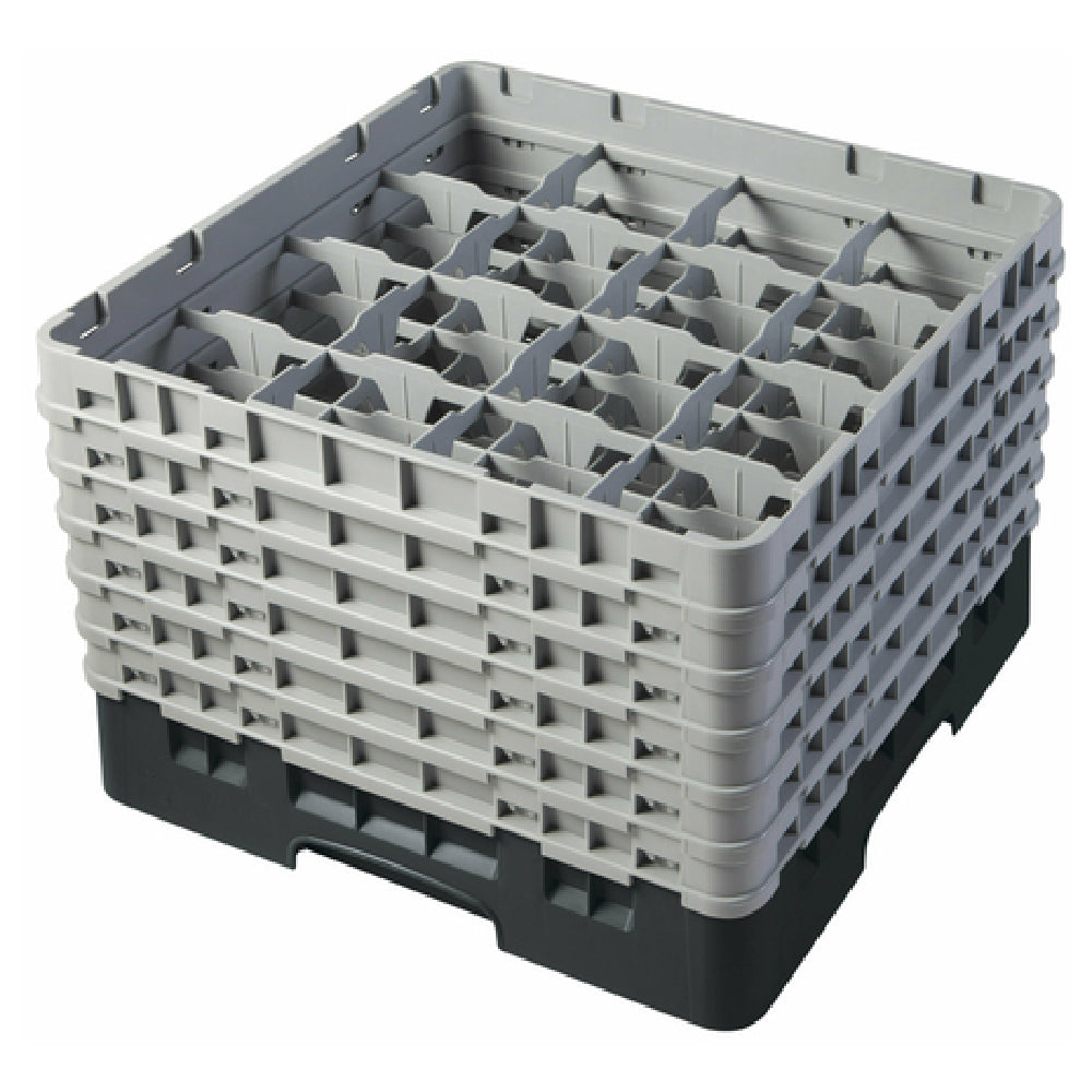 Cambro 16S1114110 Camrack® Glass Rack With (6) Soft Gray Extenders Full Size