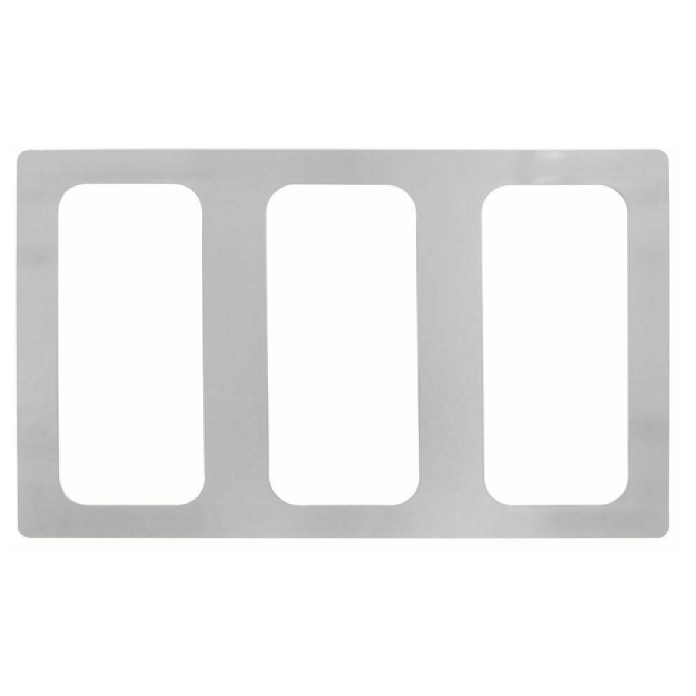 Hubert 79724 - Cold Tile, For 1/3-size Curveware Pans, 3-compartment