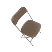 Forbes Industries C600BRW/NE EventXpress™ Folding Chair Brown Plastic Formed Back & Seat