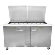 Traulsen UST6024LL-0300 Dealer's Choice Compact Prep Table Refrigerator With Low-profile Flat Cover