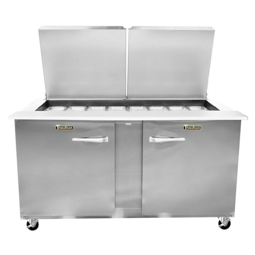 Traulsen UST6024RR-0300 Dealer's Choice Compact Prep Table Refrigerator With Low-profile Flat Cover