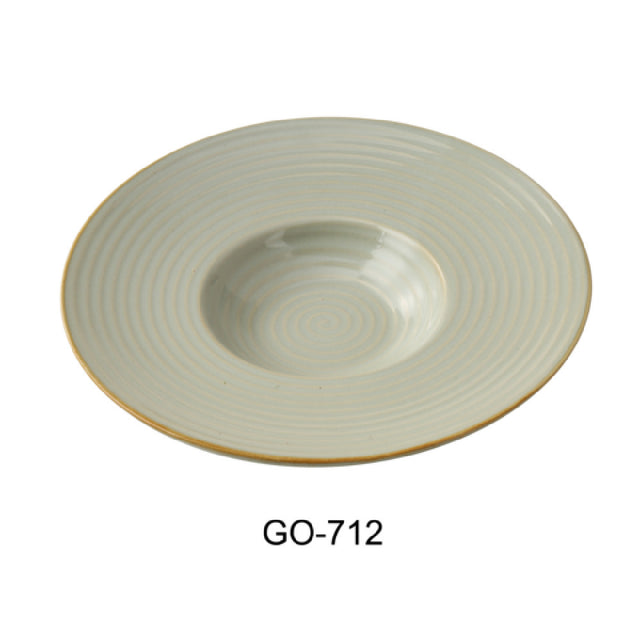 Yanco GO-712 Golden Coast Dessert Plate 12" Dia. X 2"H 12 Oz