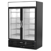 Beverage Air MMRR49HC-1-A-BW MarketMax™ DUAL TEMP Merchandiser Reach-in Two-section
