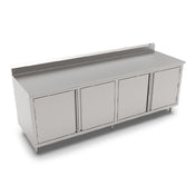 John Boos 4CH6R5-2496 Work Table Cabinet Base With (2) Sets Of Hinged Doors 96"W X 24"D