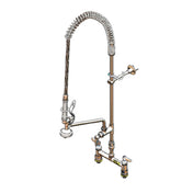 T&S Brass B-0123-12CRCCVB EasyInstall Pre-Rinse Unit Deck Mount Base 8" Adjustable Center