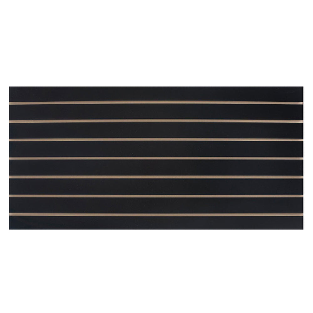 Hubert 67938 - Slatwall Easypanel, 4' X 2', Black (2 Each Per Pack)