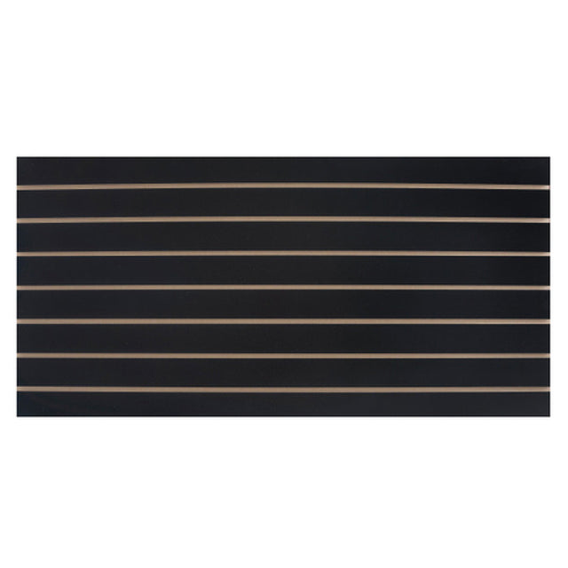 Hubert 67938 - Slatwall Easypanel, 4' X 2', Black (2 Each Per Pack)