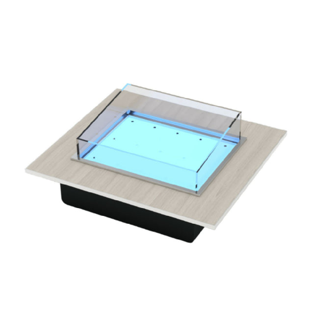 Bon Chef NX-12-SD-S-O Nexus Counter With Built In Seafood Display 1/2 Size 35.5" X 31.5"