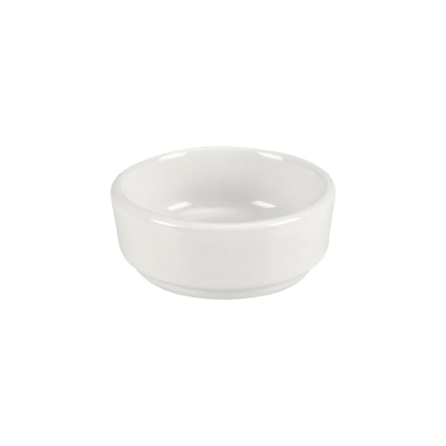 Steelite DCI29W3 Round Stacking Salsa Dish 5.0 Oz. 3-3/4" Dia. X 1-3/4"H