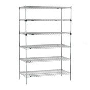 Metro SEZ-244874C-S-42 Super Erecta® Starter Shelving Unit 48"W X 24"D X 74"H