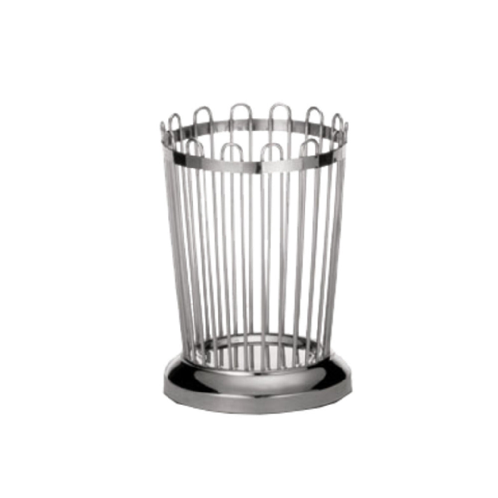 TableCraft Products 258 - Cash & Carry Regent Bread Stick Holder, 3-3/4" Dia. X 5-3/8"H