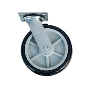New Age Industrial C421 Plate Caster Swivel With Brake 8" Diameter