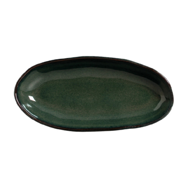 Porto Brasil 14414106701 Deep Organic Platter Oval 12.6" X 6.3"