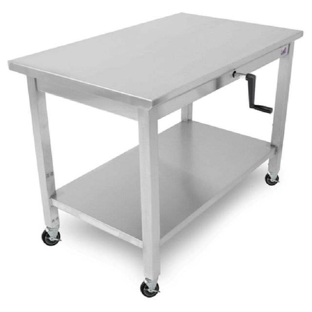 John Boos LT6-3048SSW-C ADA Work Table With Adjustable Height 48"W X 30"D