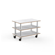 Steelite MGCMLX02CSXW - Modular Classic Medium Unit White Carrera Stainless Steel