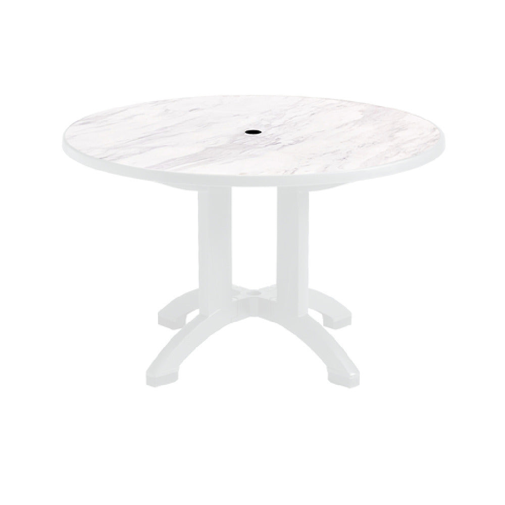 Grosfillex US481004 Aquaba Outdoor Table 48" Dia. Round