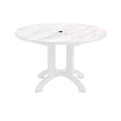 Grosfillex US481004 Aquaba Outdoor Table 48" Dia. Round