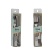 CAC China 3105-05 Seine Dinner Fork 7 3/4" 18/0 Stainless Steel High Weight