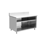 Hubert 30284 - Kratos® Enclosed Worktable, 60"W X 30"D X 42"H, 16 Ga