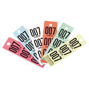 Royal COAT CHECK CH - Coat Check Tag, Paper, Sequentially Numbered With 3 Part Claim Check