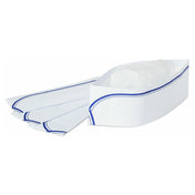 Royal PPR OS BLU - Disposable Overseas Cap, Paper Crown, Blue (100 Per Box, 10 Boxes Per Case)