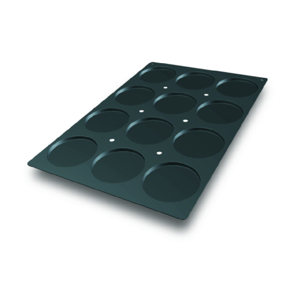 Louis Tellier SQ013 Silicone Mould 4.72" Dia. X 0.39"H 12 Disc