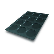 Louis Tellier SQ013 Silicone Mould 4.72" Dia. X 0.39"H 12 Disc