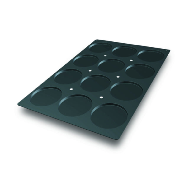 Louis Tellier SQ013 Silicone Mould 4.72" Dia. X 0.39"H 12 Disc