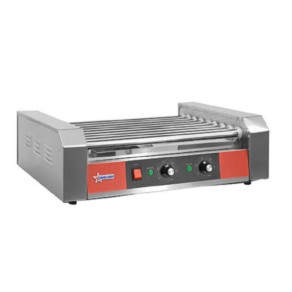 Omcan 44692 (CE-CN-0009-N) Hot Dog Roller Grill Countertop Electric