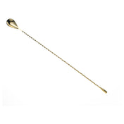 Mercer Culinary M37013GD Barfly® Classic Bar Spoon 15-3/4" (40 Cm) Weighted Teardrop Shaped End