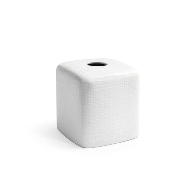 FOH RTB029WHP21 Tissue Cover 5.75"W X 5.75"D X 5.75"H Square