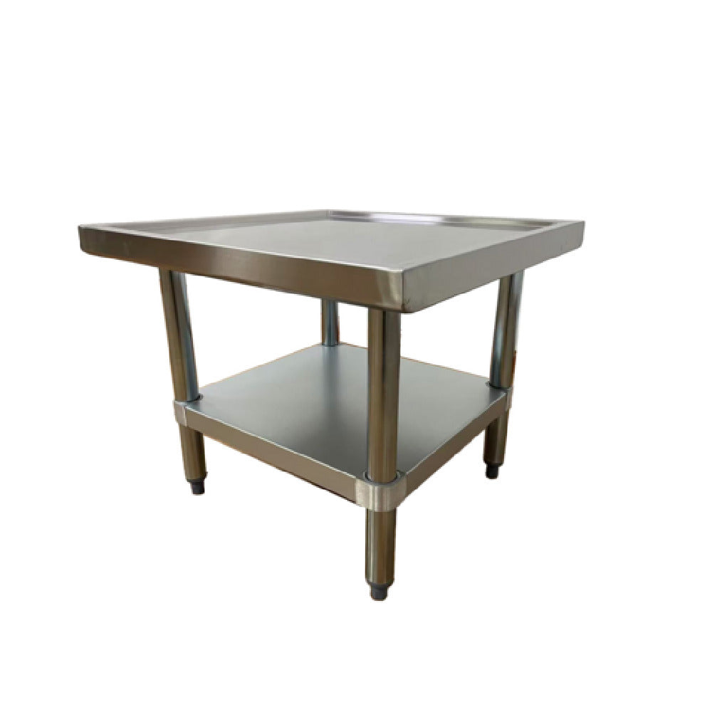 Sapphire Manufacturing SMEMS-2424G Machine Stand 24"W X 24"D X 20"H 16/430 Stainless Steel Top Reinforced