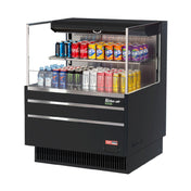 Turbo Air TOM-36L-UF-W(B)-2S-N Horizontal Open Display Merchandiser Low-profile