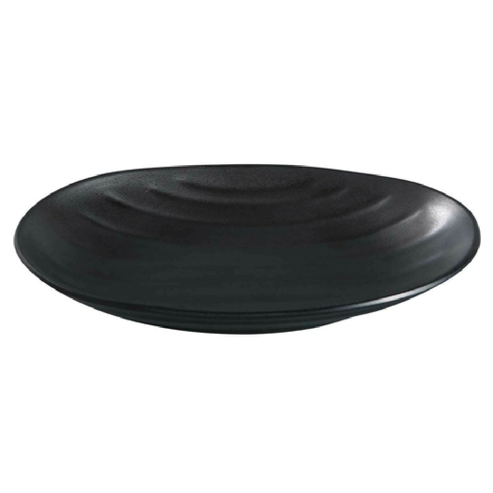 Yanco BP-2109 Black Pearl Plate 9-1/2"L X 5-1/2"W Oval