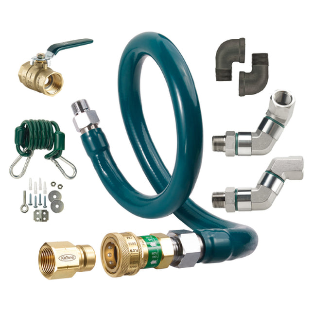 Krowne M12572K10 Royal Series Moveable Gas Connection Kit 1-1/4" I.D. 72" Long