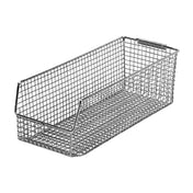 Quantum QMB534CCS - Mesh Stack And Hang Bin, 15"W X 6"L X 5"H, Rectangular
